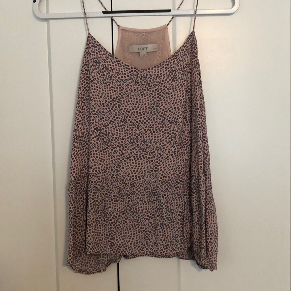 LOFT peplum tank